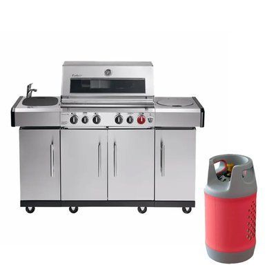 ГРИЛЬ ENDERS KANSAS II PRO 4 SIK PROFI TURBO+ Балон газовий HPCR-G.4, 24,5 л 8714К фото
