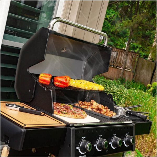 Гриль Broil King Crown Classic 410 газовий чорний Shadow  865953 фото
